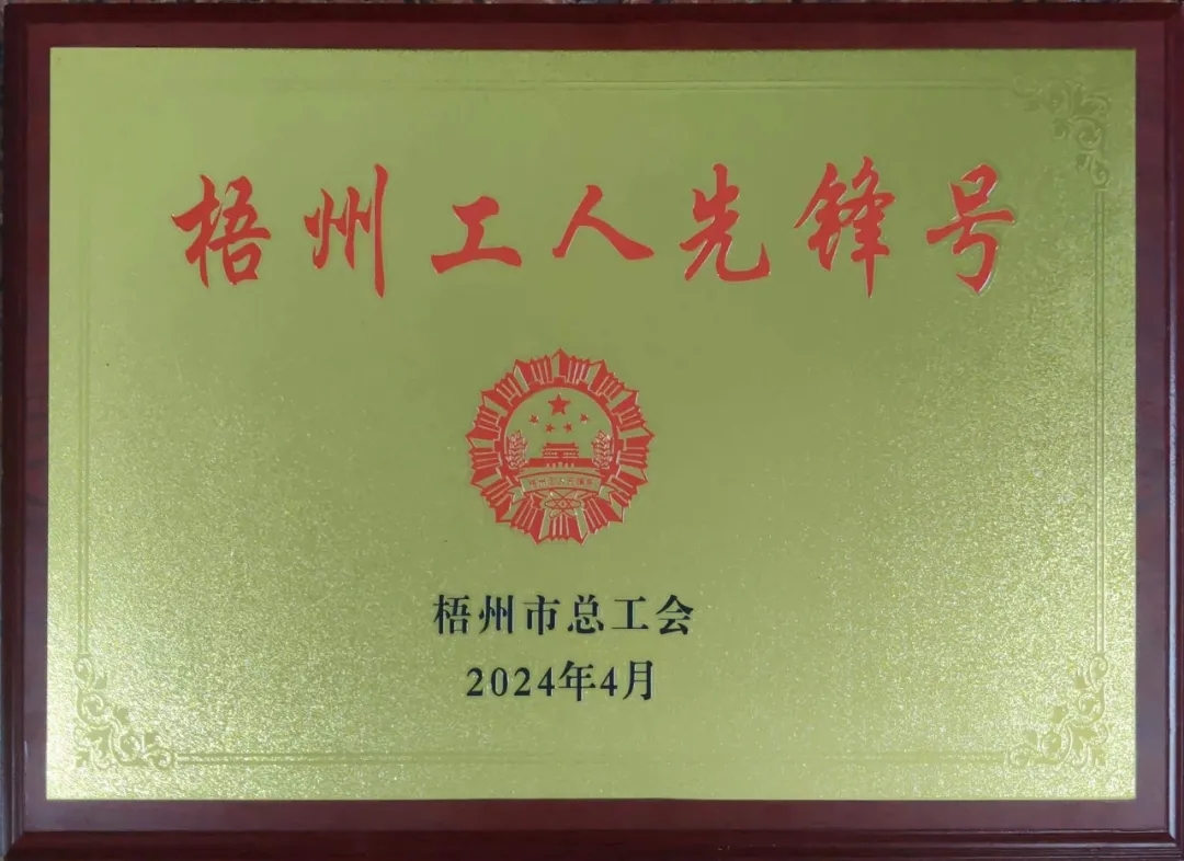 這個(gè)班組不一般！佛子公司古益選廠(chǎng)磨浮甲班榮獲“梧州工人先鋒號(hào)”榮譽(yù)稱(chēng)號(hào)
