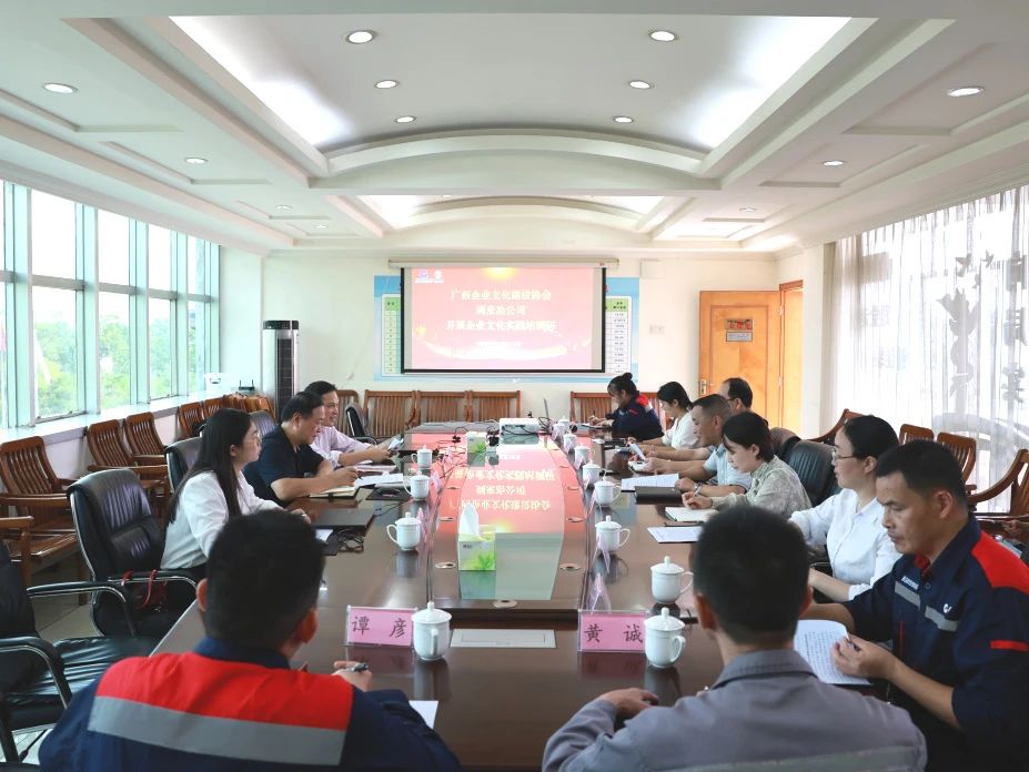 廣西企業(yè)文化建設(shè)協(xié)會(huì)專(zhuān)家組到來(lái)冶公司調(diào)研指導(dǎo)國(guó)企黨建+企業(yè)文化研究實(shí)踐教學(xué)站建設(shè)